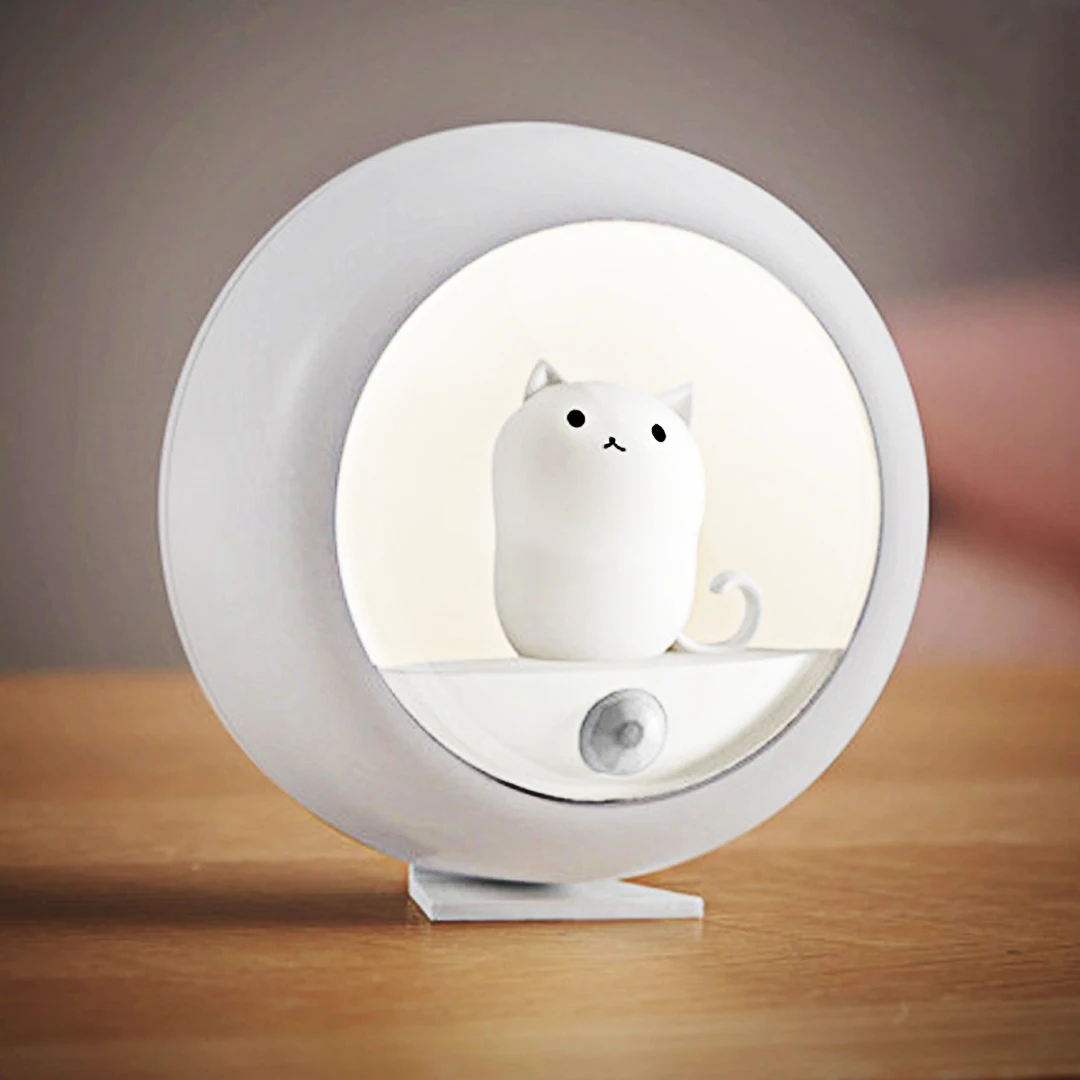 Smart LED Night Light Decorate Desk Lamp USB Dream Cute Cat Holiday Creative Sleeping 7 Changing Bulb For Baby Bedroom Luminar
Smart LED Night Light Decorate Desk Lamp USB Dream Cute Cat Holiday Creative Sleeping 7 Changing Bulb For Baby Bedroom Luminar