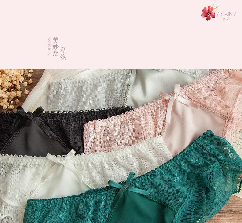 Plus Size Lace Underwear Women Cute Japanese Sexy Transparent Mesh Pink Thong Panties Pack Lolita Kawaii Lingerie Femme 10pcs
Plus Size Lace Underwear Women Cute Japanese Sexy Transparent Mesh Pink Thong Panties Pack Lolita Kawaii Lingerie Femme 10pcs