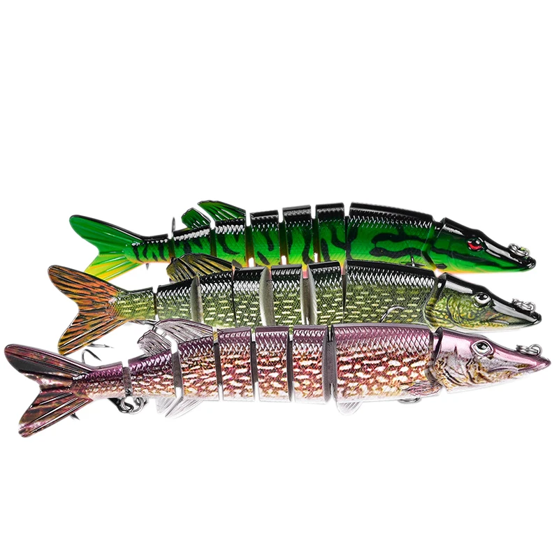 3Pcs/Set Fishing Lure 12.5cm 19.4G Multi Jointed Section Bend Hard Bait Artificial Lure Pike Carp Fishing Tackle
3Pcs/Set Fishing Lure 12.5cm 19.4G Multi Jointed Section Bend Hard Bait Artificial Lure Pike Carp Fishing Tackle