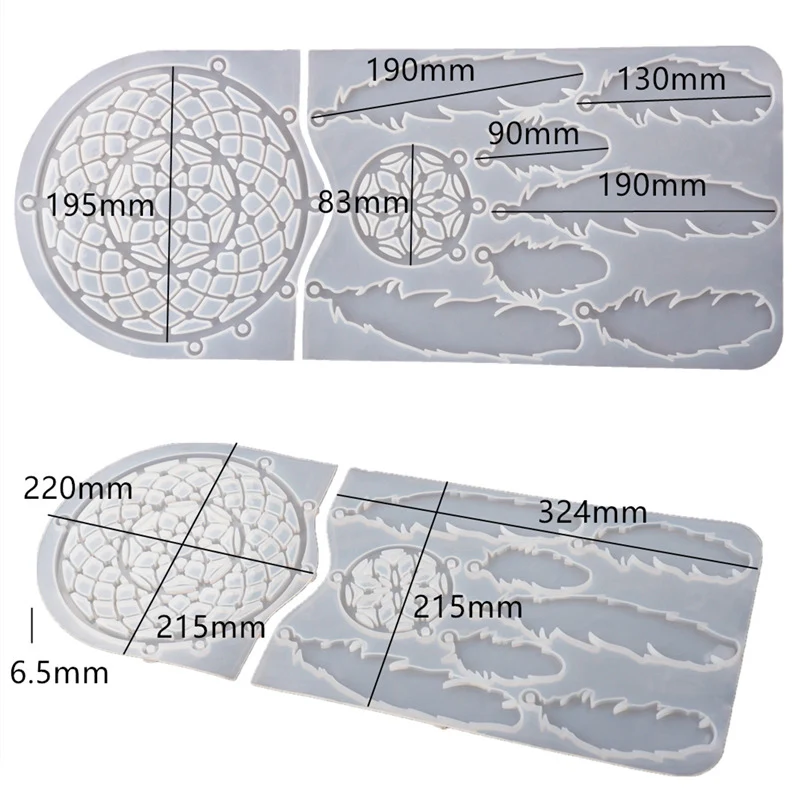 Big Dream Catcher Epoxy Resin Mold Wind Chimes Handmade DIY Crystal Wall Hanging Home Decoration Mirror Silicone Mold
Big Dream Catcher Epoxy Resin Mold Wind Chimes Handmade DIY Crystal Wall Hanging Home Decoration Mirror Silicone Mold