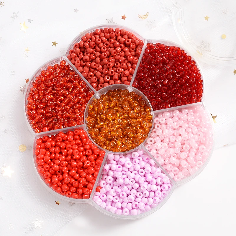 3600Pcs Red Series Czech Glass Seed Beads Charm Crystal Spacer Loose Beads For DIY Necklace Bracelet Jewelry Making Mixed Boxed
3600Pcs Red Series Czech Glass Seed Beads Charm Crystal Spacer Loose Beads For DIY Necklace Bracelet Jewelry Making Mixed Boxed