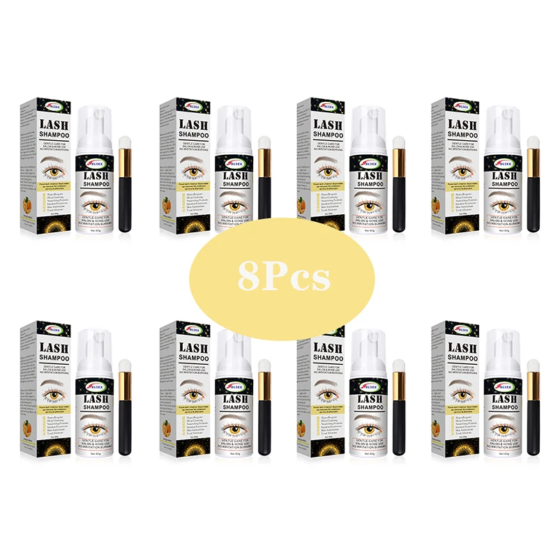 8 Pcs 60ml Eyelash Cleanser Foam Shampoo Pump Press Lash Lift Eyelash Cleaner Foam Eye Lashes Extension Shampoo Kit
8 Pcs 60ml Eyelash Cleanser Foam Shampoo Pump Press Lash Lift Eyelash Cleaner Foam Eye Lashes Extension Shampoo Kit