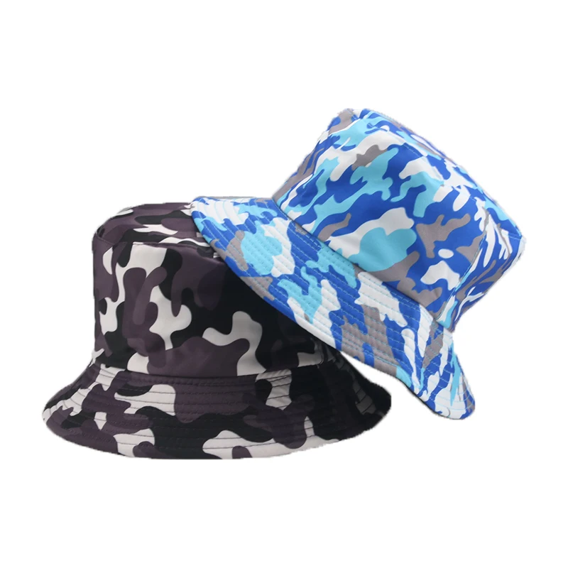 New Bucket Hats Women Summer Fishing Camouflage Sun Hats Red Blue Wide Brim Flat Top Casual Men Women Bucket Hats Gorro Pescador
New Bucket Hats Women Summer Fishing Camouflage Sun Hats Red Blue Wide Brim Flat Top Casual Men Women Bucket Hats Gorro Pescador