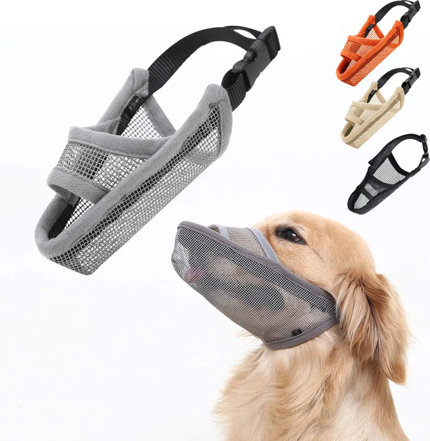 Nylon Dog Muzzle for Small Medium Large Dogs Air Mesh Breathable and Drinkable Pet Muzzle for Anti-Biting Anti-Barking Licking
Nylon Dog Muzzle for Small Medium Large Dogs Air Mesh Breathable and Drinkable Pet Muzzle for Anti-Biting Anti-Barking Licking
