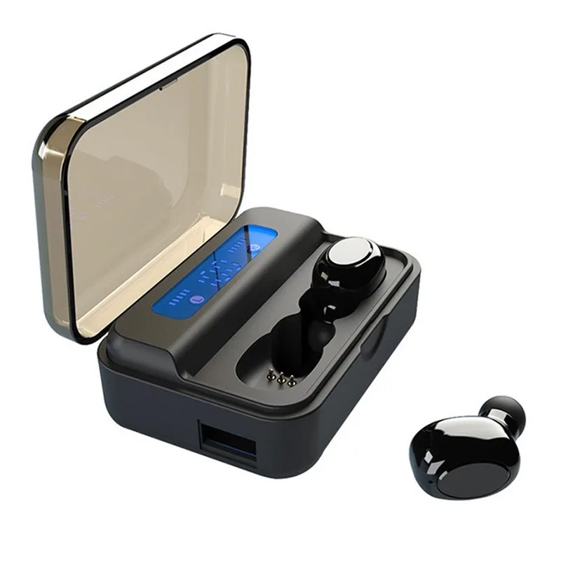 MKUYT S590 TWS Bluetooth 5.0 Earphone Wireless Earbuds 9D Stereo Sport Headset Headphone with MIC for Android IPhone Phones
MKUYT S590 TWS Bluetooth 5.0 Earphone Wireless Earbuds 9D Stereo Sport Headset Headphone with MIC for Android IPhone Phones