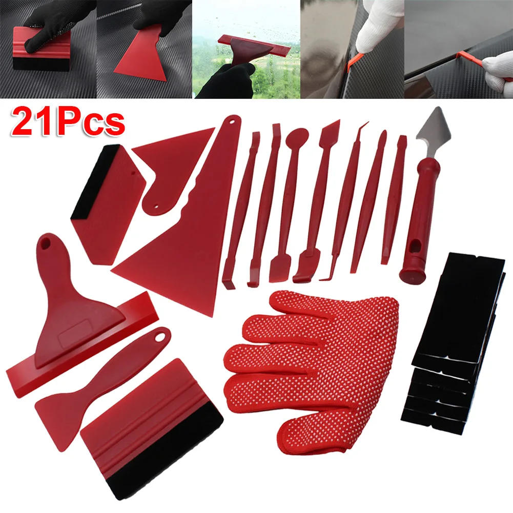 21Pcs Car Vinyl Wrap Tools Carbon Fiber Film Wrapping Cutter Aid Tool Window Tint Squeegee Razor Scraper Sticker Car Accessories
21Pcs Car Vinyl Wrap Tools Carbon Fiber Film Wrapping Cutter Aid Tool Window Tint Squeegee Razor Scraper Sticker Car Accessories