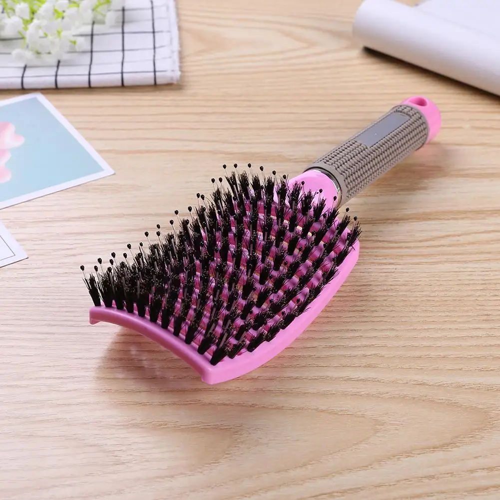 Hair Scalp Massage Comb Hairbrush Bristle Nylon Women Wet Curly Detangle Hair Brush for Salon Hairdressing Styling Tools
Hair Scalp Massage Comb Hairbrush Bristle Nylon Women Wet Curly Detangle Hair Brush for Salon Hairdressing Styling Tools