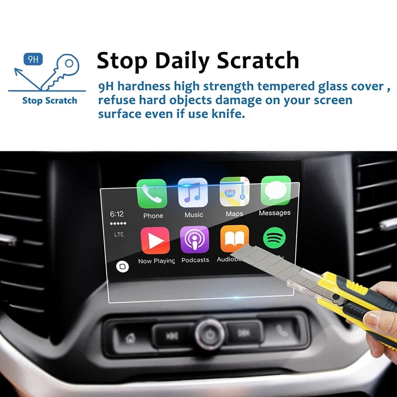 For 2017-2019 GMC Acadia 7-Inch Center In-Dash GPS Navigation Contact Screen Protector Display Tempered Glass Film
For 2017-2019 GMC Acadia 7-Inch Center In-Dash GPS Navigation Contact Screen Protector Display Tempered Glass Film