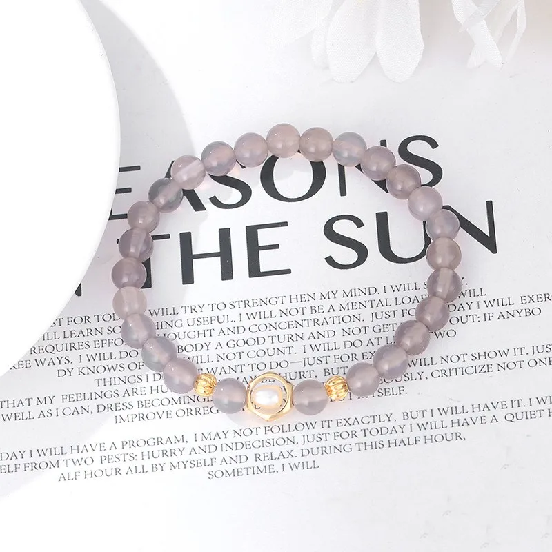 2021 New Bracelets For Women Carnelian Bracelet Jewelry Natural Gray Agate Crystal Bracelet Women's Bracelet Retro Personality
2021 New Bracelets For Women Carnelian Bracelet Jewelry Natural Gray Agate Crystal Bracelet Women's Bracelet Retro Personality