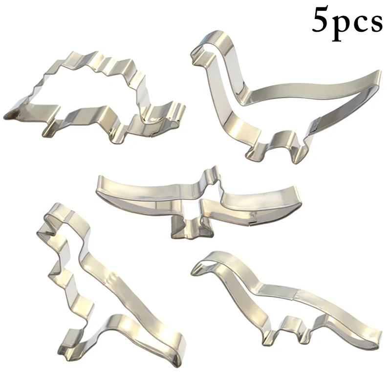 5PCS Dinosaur Biscuit Cutter DIY Stainless Steel Cookie Cutter Shape Clay Mold Fondant Pastry Decorating Baking Kitchen Tools
5PCS Dinosaur Biscuit Cutter DIY Stainless Steel Cookie Cutter Shape Clay Mold Fondant Pastry Decorating Baking Kitchen Tools