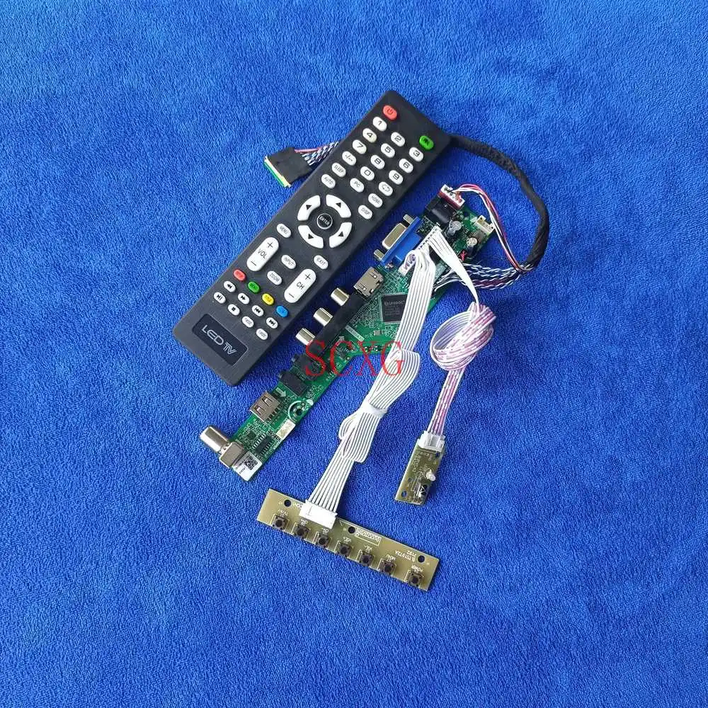 Комплект для самостоятельной сборки 40Pin LVDS LCD/светодиодный Fit B156XW02/B156XW03 сигнальный аналоговый HDMI-совместимый USB AV VGA 1366*768 контроллер экрана п...
Комплект для самостоятельной сборки 40Pin LVDS LCD/светодиодный Fit B156XW02/B156XW03 сигнальный аналоговый HDMI-совместимый USB AV VGA 1366*768 контроллер экрана п...