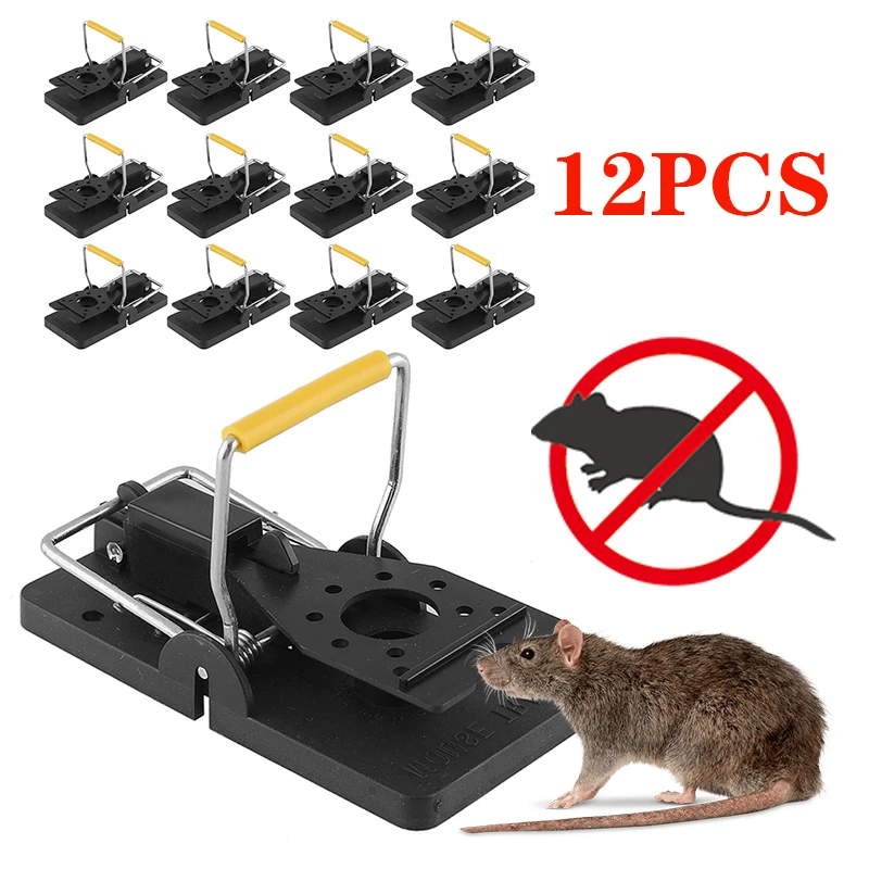 12pcs Mouse Trap Mice Mouse Rat Trap Mousetraps Plastic Catcher Killer Reusable Rodent Snap
12pcs Mouse Trap Mice Mouse Rat Trap Mousetraps Plastic Catcher Killer Reusable Rodent Snap