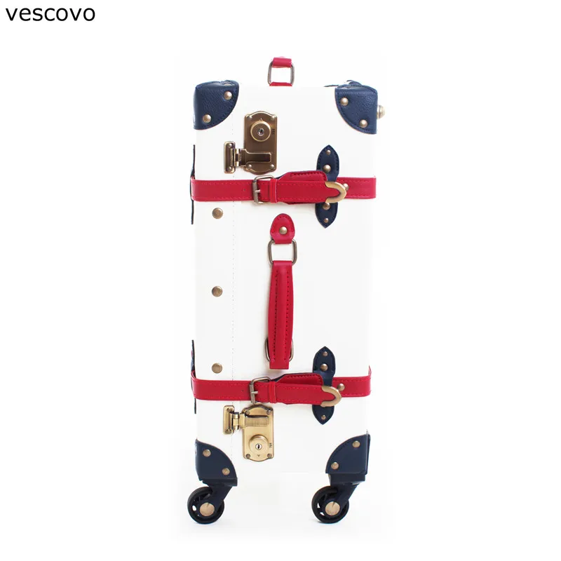 vescovo 20"24"28inch Retro women rolling luggage spinner brand PU travel suitcase on wheels
vescovo 20"24"28inch Retro women rolling luggage spinner brand PU travel suitcase on wheels