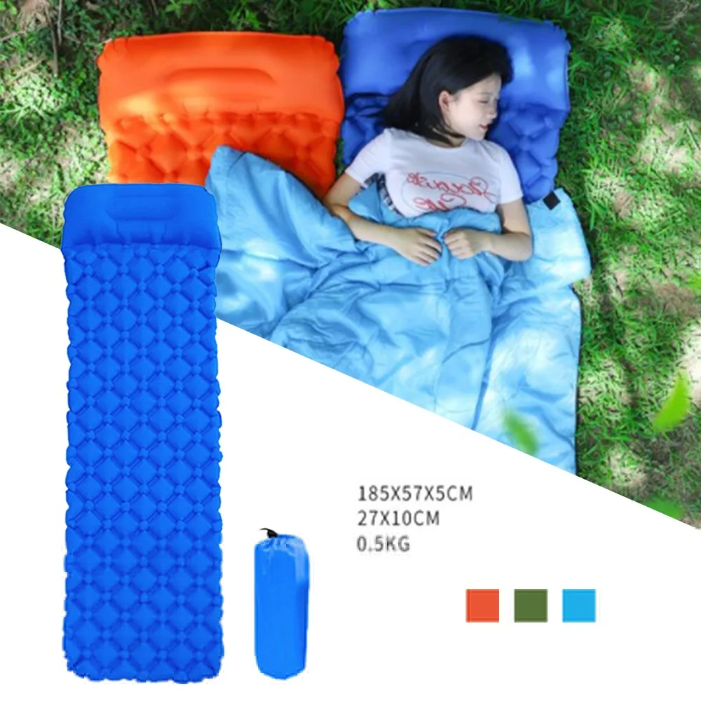 Camping Inflatable Moisture-Proof Sleeping Pad Air Mattresses Outdoor Ultralight Camping Mat Bed Comfortable Soft Light TPU
Camping Inflatable Moisture-Proof Sleeping Pad Air Mattresses Outdoor Ultralight Camping Mat Bed Comfortable Soft Light TPU