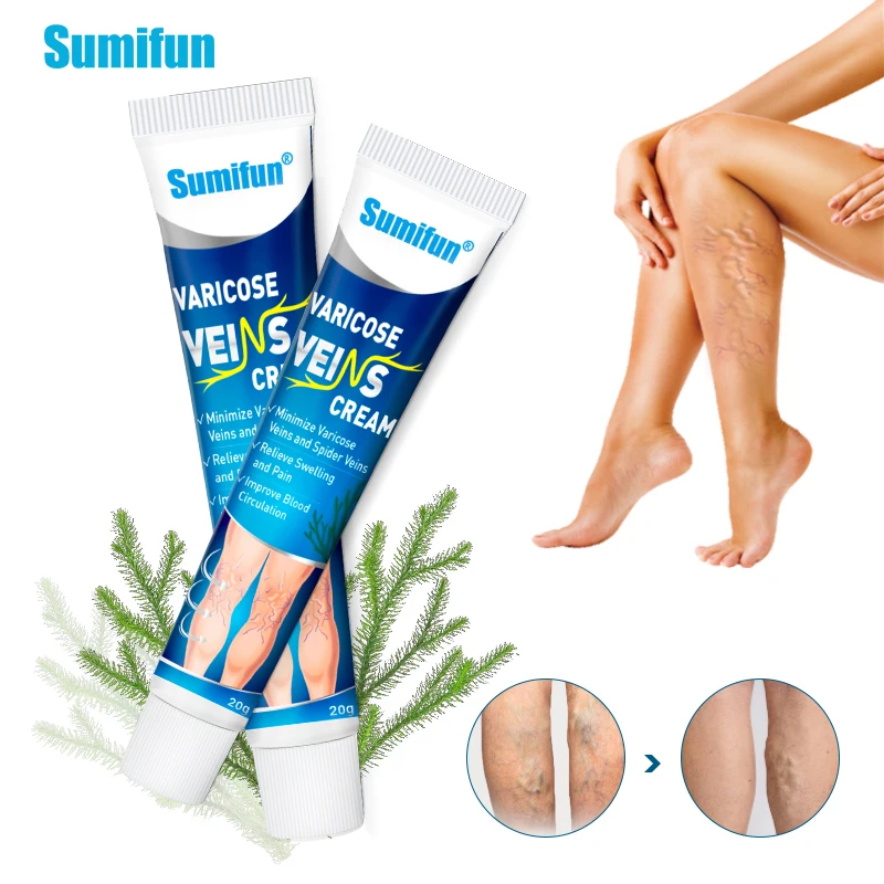 1Pcs 20g Sumifun Varicose Vein Ointment Effective Treatment Vasculitis Blood Vessel Swelling Spider Pain Relief Cream Skin Care
1Pcs 20g Sumifun Varicose Vein Ointment Effective Treatment Vasculitis Blood Vessel Swelling Spider Pain Relief Cream Skin Care