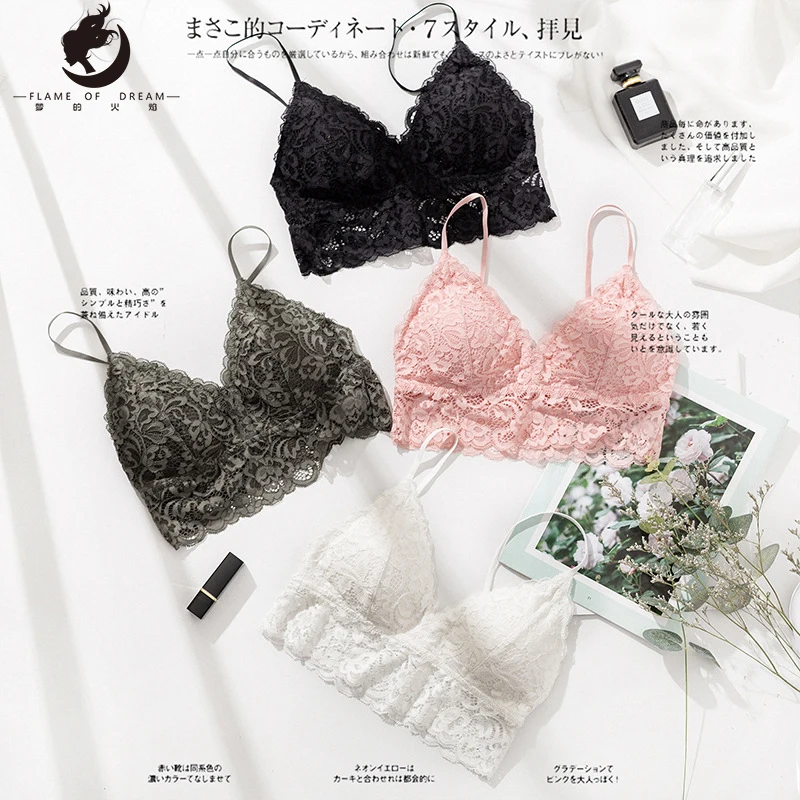 Flame of dream 2021 New Arrival Wire Free Lace Solid color women bra sexy intimates 21-846
Flame of dream 2021 New Arrival Wire Free Lace Solid color women bra sexy intimates 21-846