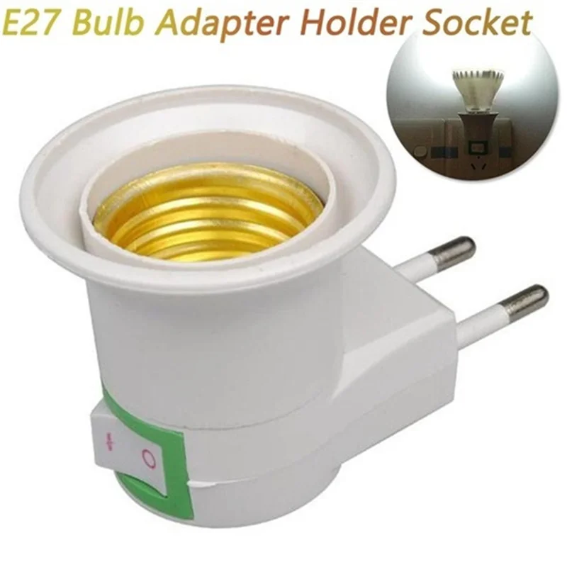 European standard with switch round foot plug-in wall type mobile lamp holder E27 screw mouth night light tilting lamp holder
European standard with switch round foot plug-in wall type mobile lamp holder E27 screw mouth night light tilting lamp holder