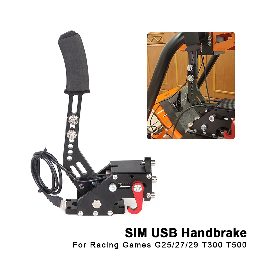 16Bit Hall Sensor USB Handbrake For SIM Racing Games Logitech G25/27/29 T300 T500 For PC Windows DIRT RALLY
16Bit Hall Sensor USB Handbrake For SIM Racing Games Logitech G25/27/29 T300 T500 For PC Windows DIRT RALLY
