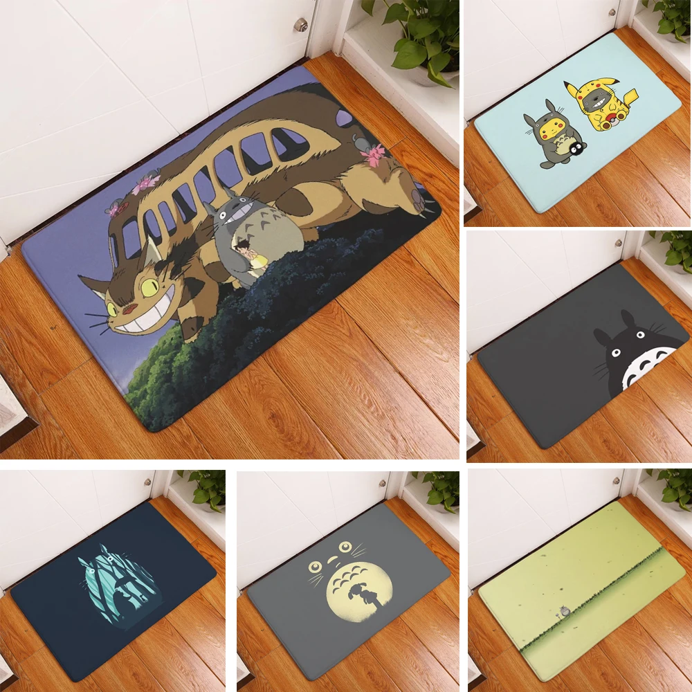 Soft Flannel Anti-slip Door Mat Totoro Cat Cute Animal Printed Doormat Entrance Doormats Washable Kitchen Floor Mats 40*60cm
Soft Flannel Anti-slip Door Mat Totoro Cat Cute Animal Printed Doormat Entrance Doormats Washable Kitchen Floor Mats 40*60cm