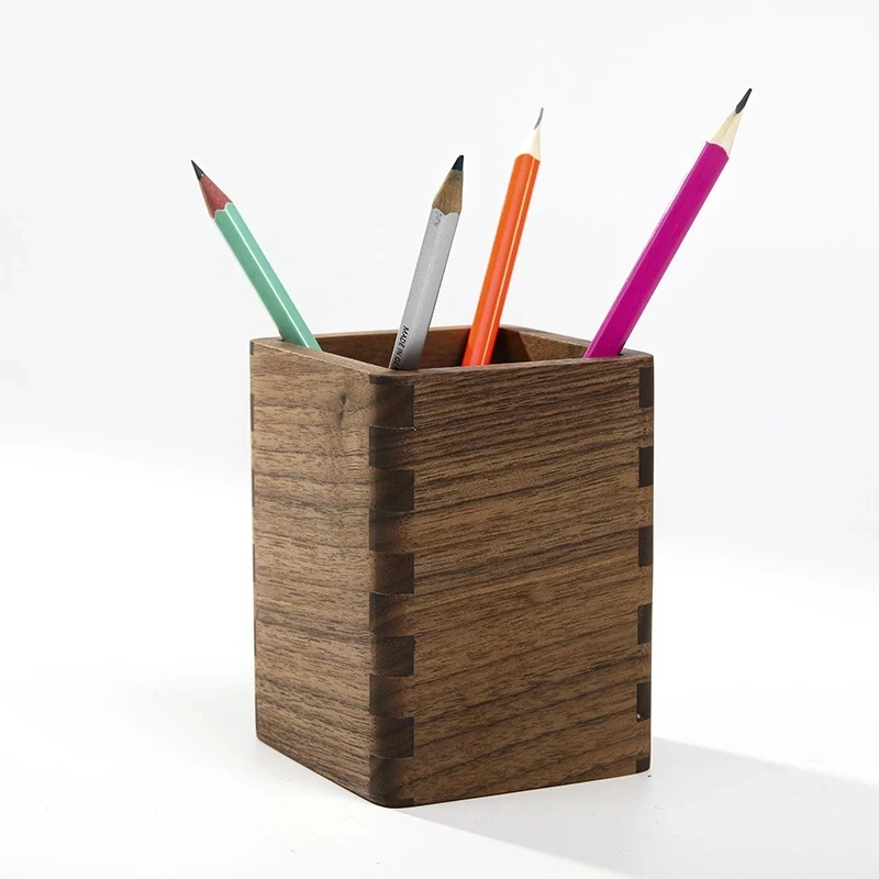 Beech Wood Office Pen Storage Box Desktop Decorations Wooden Crafts Beech Wood Pen Holder Retro Black Walnut Desktop Pen Holder
Beech Wood Office Pen Storage Box Desktop Decorations Wooden Crafts Beech Wood Pen Holder Retro Black Walnut Desktop Pen Holder