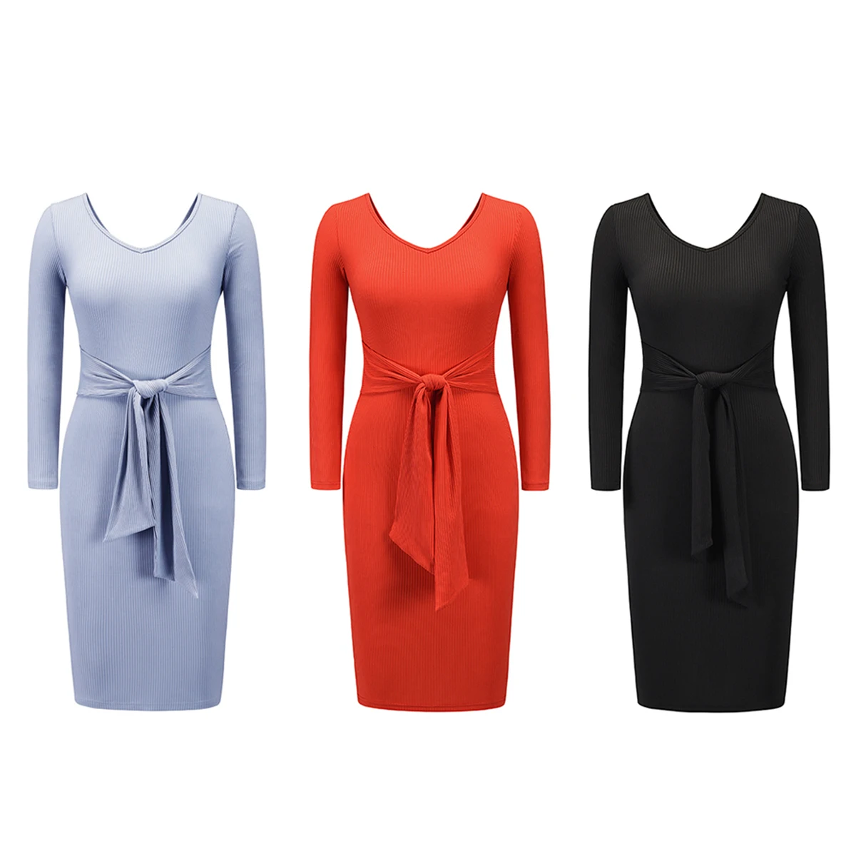 New Womens Dresses Long Sleeve Knitted Streetwear V-neck Lace Up Dress Sexy Dresses Party Night Club Dress 2020 Vestido Mujer
New Womens Dresses Long Sleeve Knitted Streetwear V-neck Lace Up Dress Sexy Dresses Party Night Club Dress 2020 Vestido Mujer