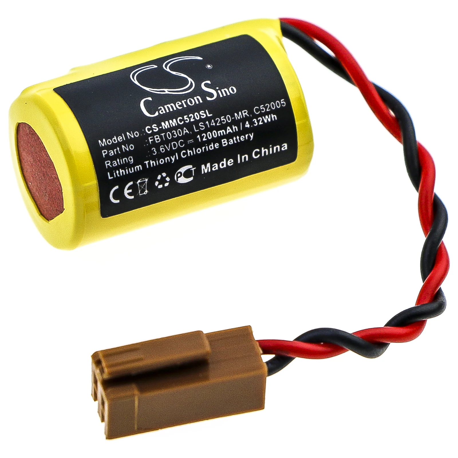 Cameron Sino Battery For Fuji Electric NP1PS-32R CPU Module,NP1PS-72D CPU Module,NP1PS-74R CPU Module,NP1PU-048E CPU Module
Cameron Sino Battery For Fuji Electric NP1PS-32R CPU Module,NP1PS-72D CPU Module,NP1PS-74R CPU Module,NP1PU-048E CPU Module