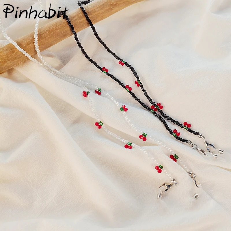 Fruit Red Cherry Mask Chain Glasses Chain Beaded Trendy Women Outside Casual Mask Sunglasses Accessory Give For Friends Gift
Fruit Red Cherry Mask Chain Glasses Chain Beaded Trendy Women Outside Casual Mask Sunglasses Accessory Give For Friends Gift