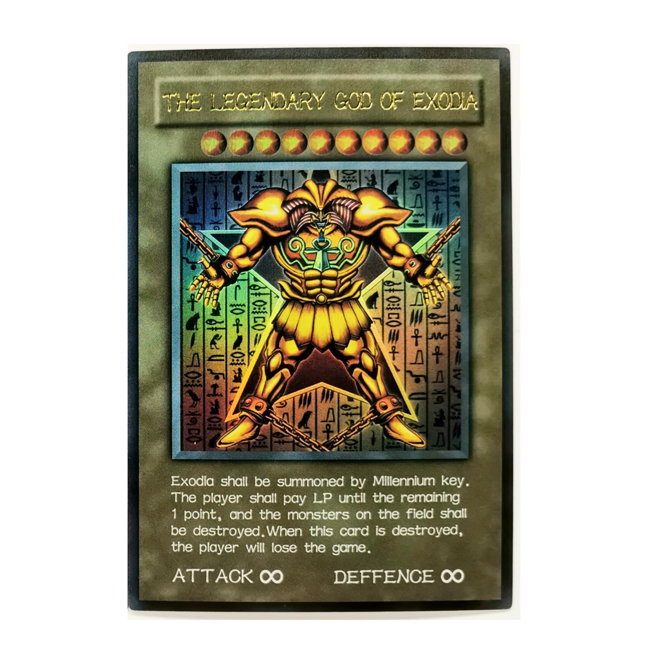 Yu Gi Oh SR Exodia the Forbidden One English DIY Toys Hobbies Hobby Collectibles Game Collection Anime Cards
Yu Gi Oh SR Exodia the Forbidden One English DIY Toys Hobbies Hobby Collectibles Game Collection Anime Cards
