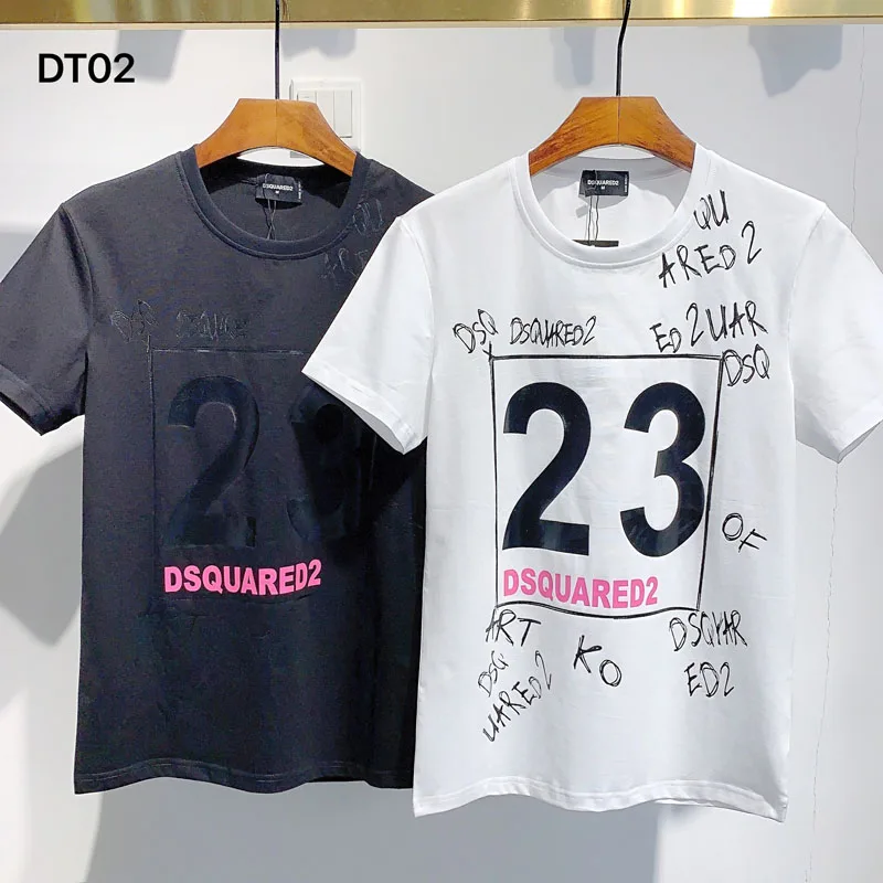 Cotton T-shirt Men Women Garment Short Sleeve Crew Neck Hip-Hop Street Style Authentic DSQUARED2 2011 SS DT02
Cotton T-shirt Men Women Garment Short Sleeve Crew Neck Hip-Hop Street Style Authentic DSQUARED2 2011 SS DT02