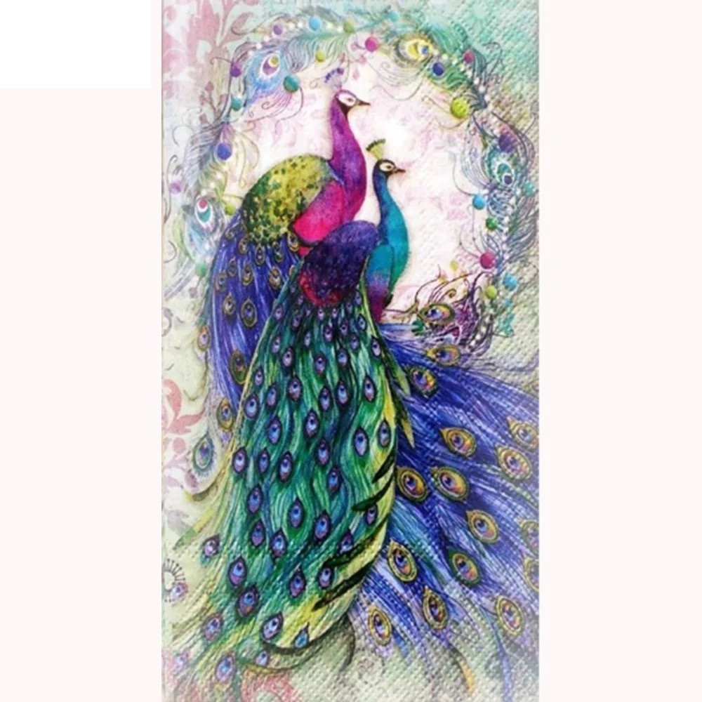 Full 5D Diy Daimond Painting peacock couple 3D Diamond Painting Full Round Rhinestones Diamant Painting Embroidery animals Decor
Full 5D Diy Daimond Painting peacock couple 3D Diamond Painting Full Round Rhinestones Diamant Painting Embroidery animals Decor