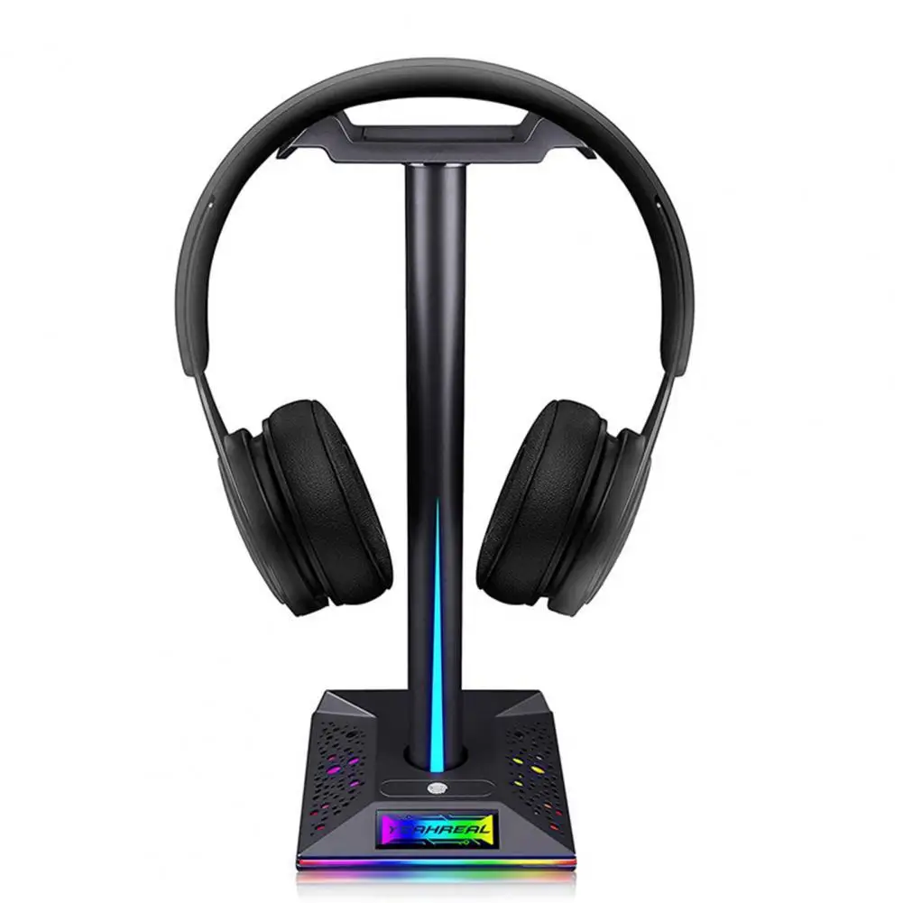 RGB Headphones Stand Holder over-ear Headset Desk Bracket Headphone Holder Display Shelf for Gamers Gaming PC Accessories Desk
RGB Headphones Stand Holder over-ear Headset Desk Bracket Headphone Holder Display Shelf for Gamers Gaming PC Accessories Desk