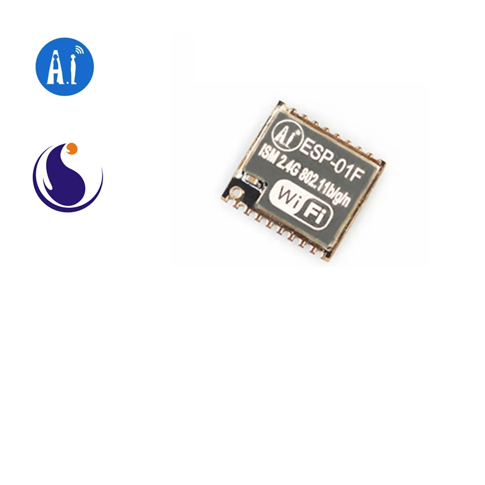 ESP-01F Ai-Thinker 2.4 GHz Wi-Fi module ESP8285 Chip / Serial to WiFi / Wireless pass-through / AIoT Internet of things
ESP-01F Ai-Thinker 2.4 GHz Wi-Fi module ESP8285 Chip / Serial to WiFi / Wireless pass-through / AIoT Internet of things