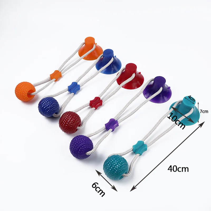 Dog Toys Chewing Supplies Pet Puppy Interactive Suction Cup Push TPR Ball Toys Molar Bite Toy Elastic Ropes Dog Tooth Cleaning
Dog Toys Chewing Supplies Pet Puppy Interactive Suction Cup Push TPR Ball Toys Molar Bite Toy Elastic Ropes Dog Tooth Cleaning