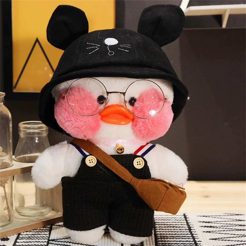 30cm Kawaii Lalafanfan Duck Toy Plush Duck Soft Toy With Glasses Korean Netred Wearing Hyaluronic Acid Little Yellow Duck Doll
30cm Kawaii Lalafanfan Duck Toy Plush Duck Soft Toy With Glasses Korean Netred Wearing Hyaluronic Acid Little Yellow Duck Doll