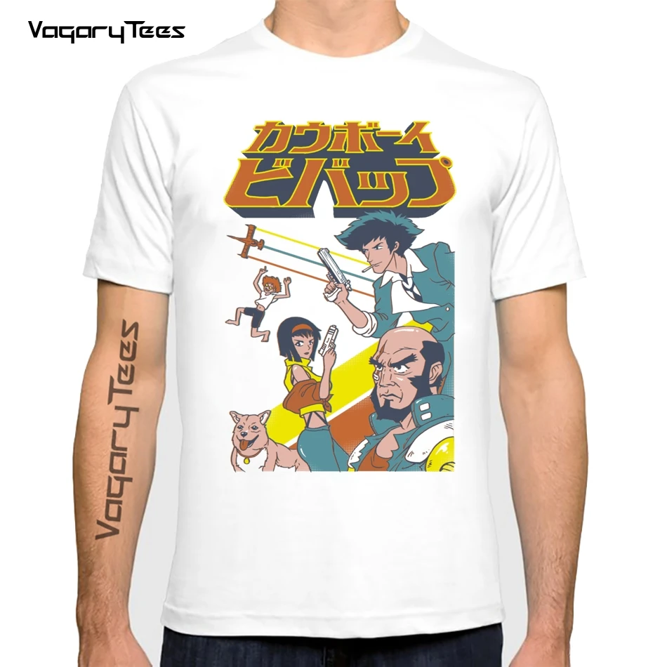 funny anime tshirt Cowboy Bebop space Hunter men new white short sleeve homme casual t shirt unisex Japan manga streetwear tee
funny anime tshirt Cowboy Bebop space Hunter men new white short sleeve homme casual t shirt unisex Japan manga streetwear tee