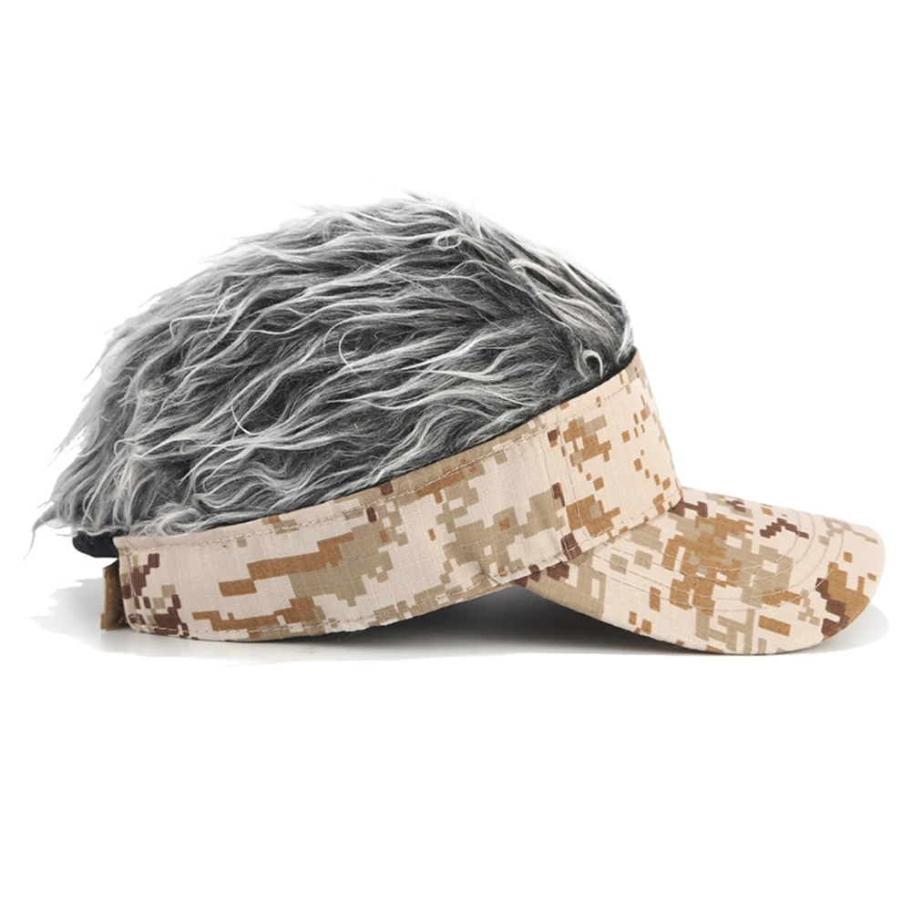 Sun Visor Baseball Cap w/Spiked Hair Wig Men Women Casual Sunshade Baseball Hat for Outdoor Exercise Sport Ornaments
Sun Visor Baseball Cap w/Spiked Hair Wig Men Women Casual Sunshade Baseball Hat for Outdoor Exercise Sport Ornaments