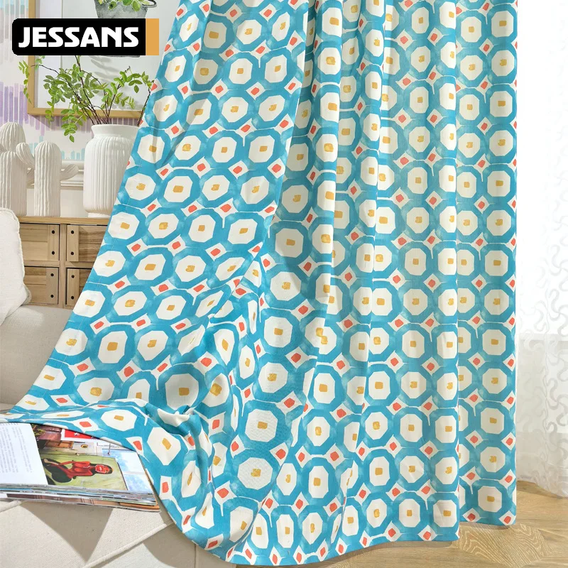 Factory Direct Curtains for Living Room Bedroom Simple Polyester Cotton Printing Curtain Window Yarn Fabric
Factory Direct Curtains for Living Room Bedroom Simple Polyester Cotton Printing Curtain Window Yarn Fabric