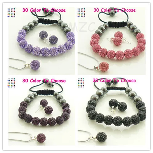 gdg24 Mixed 10mm 20 Pcs/lot Each Color 5 Piece Silver Plated crystal Set Bracelet Stud Earring Necklace
gdg24 Mixed 10mm 20 Pcs/lot Each Color 5 Piece Silver Plated crystal Set Bracelet Stud Earring Necklace