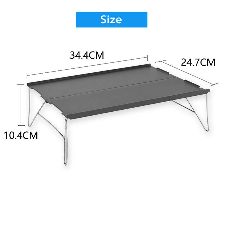 Mini Foldable Camping Table Aluminium Alloy Picnic Table Ultralight Outdoor Tea Table Furniture for Camping Hiking Picnic
Mini Foldable Camping Table Aluminium Alloy Picnic Table Ultralight Outdoor Tea Table Furniture for Camping Hiking Picnic