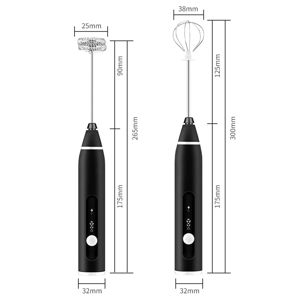 Electric coffee blender, rechargeable milkshake foamer, USB rechargeable whisk, handheld, lightweight 3-speed adjustable blender
Electric coffee blender, rechargeable milkshake foamer, USB rechargeable whisk, handheld, lightweight 3-speed adjustable blender