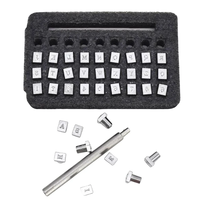 26pcs 26 English Letters Metal Stamp Set Leather Tools Leather Craft Alphabet Leather Stamping Printing Punch Tools
26pcs 26 English Letters Metal Stamp Set Leather Tools Leather Craft Alphabet Leather Stamping Printing Punch Tools