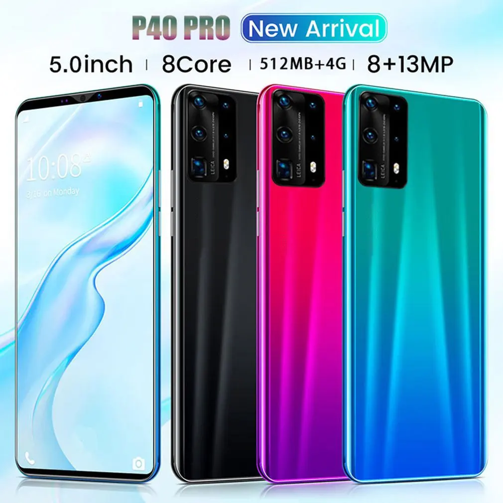 Dual-Core P40 Pro Smartphone 5 Inch Screen Smartphone 512M+4G Android Smartphone 3D Glass Plated Back Cover
Dual-Core P40 Pro Smartphone 5 Inch Screen Smartphone 512M+4G Android Smartphone 3D Glass Plated Back Cover