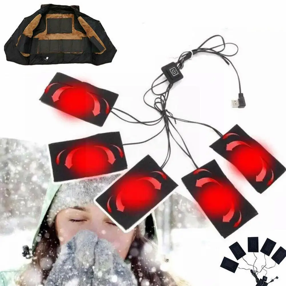 Clothes Heater Pad Electric Heating Vest Pads Outdoor Carbon Sheet Warm Fiber Mobile Winter Heated Gear Heating Thermal Clo B2i3
Clothes Heater Pad Electric Heating Vest Pads Outdoor Carbon Sheet Warm Fiber Mobile Winter Heated Gear Heating Thermal Clo B2i3