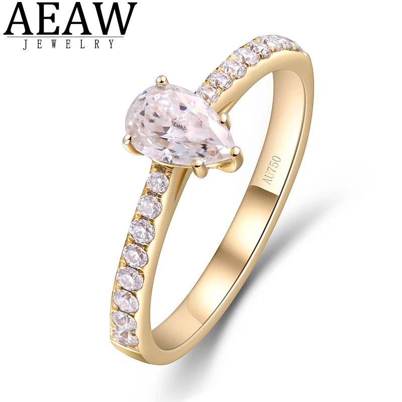 0,75 ct DE Цвет груша Муассанит Обручение кольцо 14k желтого золота, изысканные серебряные кольца для Для женщин
0,75 ct DE Цвет груша Муассанит Обручение кольцо 14k желтого золота, изысканные серебряные кольца для Для женщин