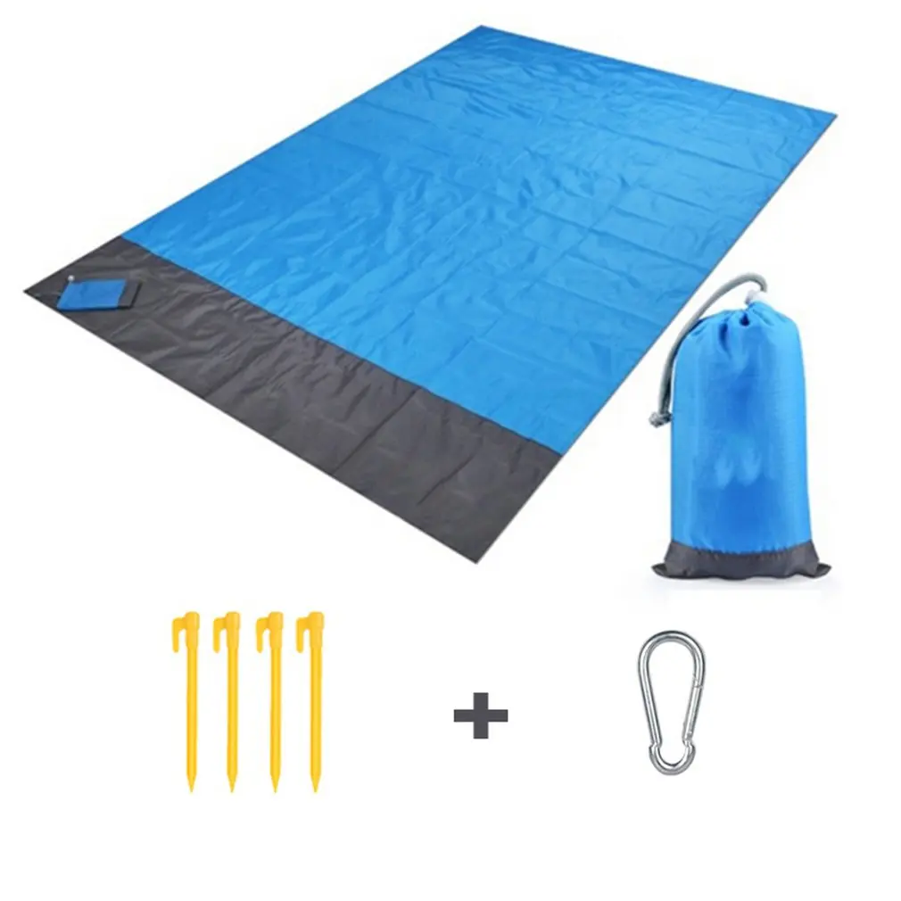 2x2.1m Waterproof Pocket Beach Blanket Folding Camping Mat Mattress Portable Lightweight Mat Outdoor Picnic Mat Sand Beach Mat
2x2.1m Waterproof Pocket Beach Blanket Folding Camping Mat Mattress Portable Lightweight Mat Outdoor Picnic Mat Sand Beach Mat