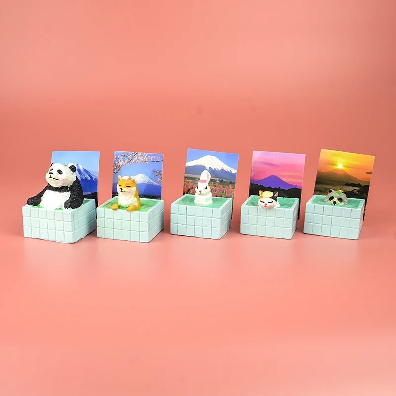 Японские подлинные капсульные игрушки гасяпон милые животные для отдыха фигурки