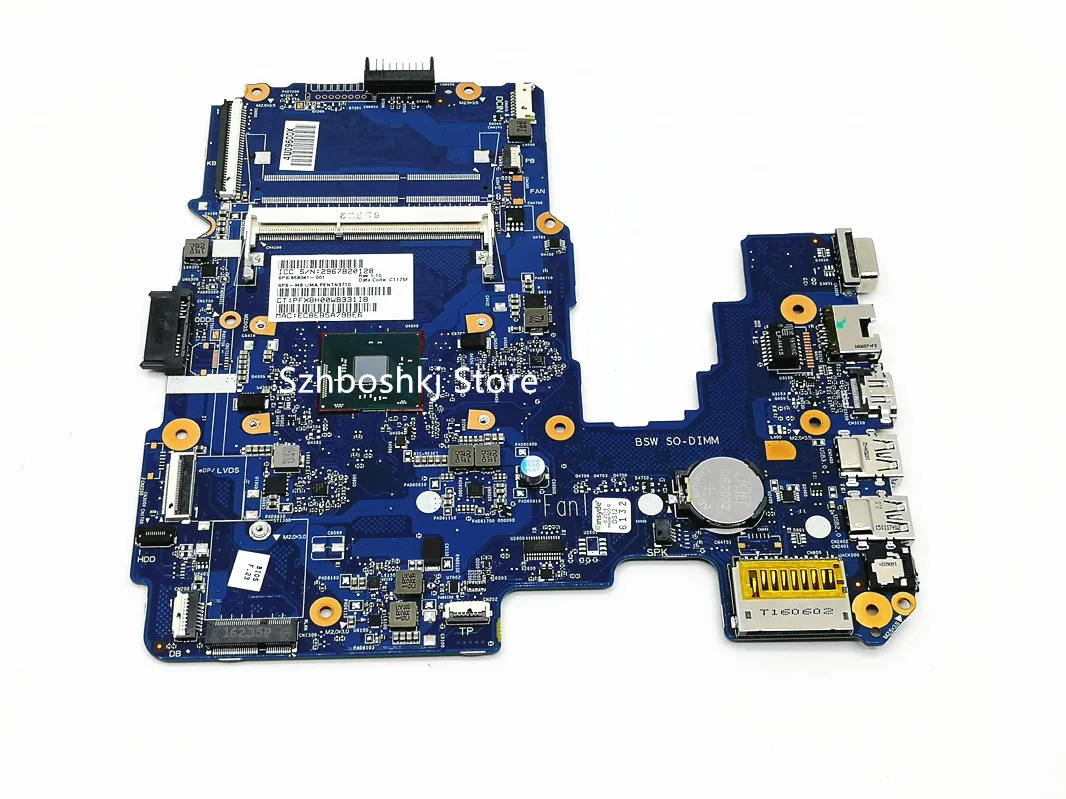 Origina 858041-001 858041-501 For HP Pavilion 14-AM 14-AM052NR Laptop Motherboard with SR2KL N3710U 6050A2823301-MB-A01 test OK
Origina 858041-001 858041-501 For HP Pavilion 14-AM 14-AM052NR Laptop Motherboard with SR2KL N3710U 6050A2823301-MB-A01 test OK