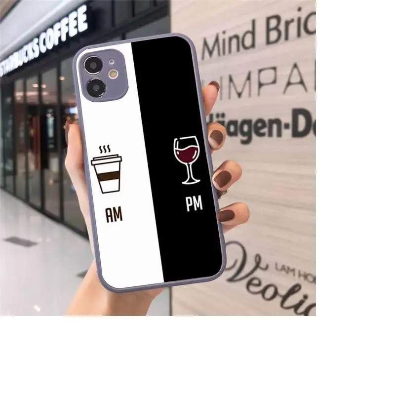 YNDFCNB Coffee Wine Cup Phone Case Matte Transparent for iPhone 7 8 11 12 s mini pro X XS XR MAX Plus cover funda shell
YNDFCNB Coffee Wine Cup Phone Case Matte Transparent for iPhone 7 8 11 12 s mini pro X XS XR MAX Plus cover funda shell