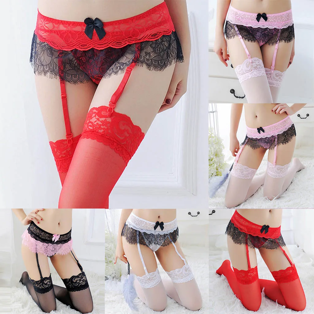 Floral Pattern Fashion Lace Ladies Womens Top Thigh-Highs Stockings within Temptation Suspender Garter Belt Transparent Socks
Floral Pattern Fashion Lace Ladies Womens Top Thigh-Highs Stockings within Temptation Suspender Garter Belt Transparent Socks