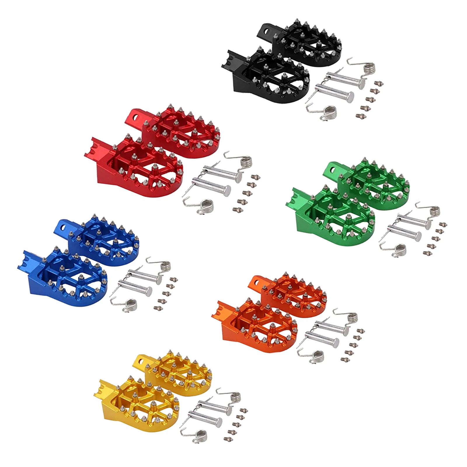 2X Universal Motorcycle CNC Foot Peg ,Pedal Footrests, Aluminium Wide Motocross
2X Universal Motorcycle CNC Foot Peg ,Pedal Footrests, Aluminium Wide Motocross